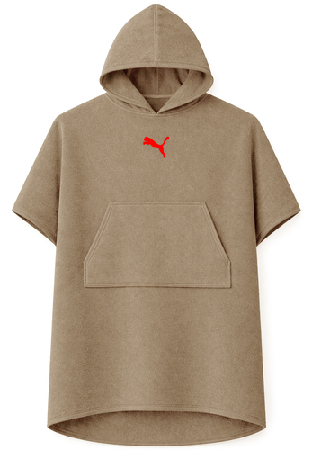 Puma Unisex Badeponcho Poncho mit Kapuze Strand Sauna 660009