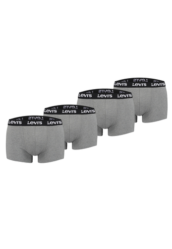 Levis Herren Retropants REPEAT LOGO TRUNK Boxershorts 4-er Pack 