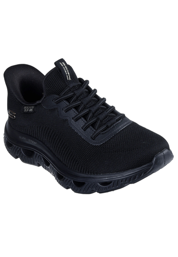 Skechers Damen Slip-ins BOBS Sport Arc Waves Sneaker 117629 BBK Black