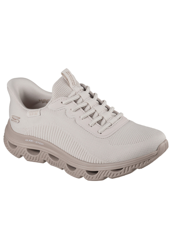 Skechers Damen Slip-ins BOBS Sport Arc Waves Sneaker 117629 NAT Nature