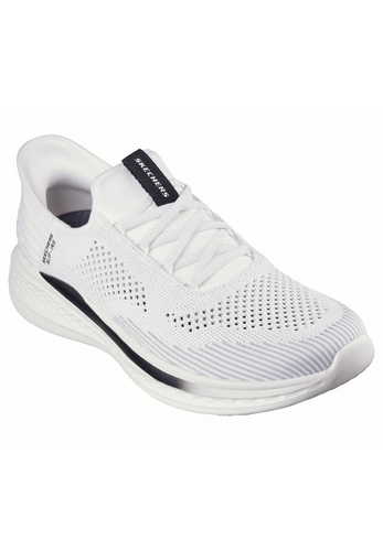 Skechers Herren Slade Quinto Slip-On Sneaker, 210810 WHT, White