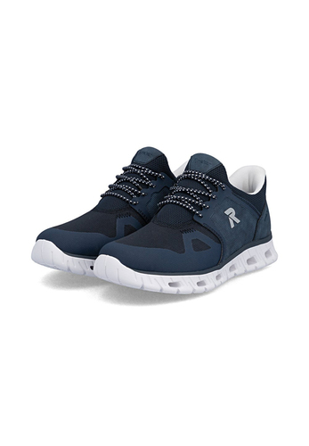 Rieker Herren Sneaker Low Ready2GO Slip-On 04355-14 blau