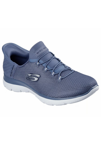 Skechers Damen Slip-in Summits Diamond Dream Sneaker 150123 SLT Slate Blau/Grau