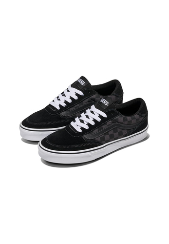 VANS Unisex Brooklyn Ls Sneaker Halbschuh Textil VN000D7QKOU  Black/Asphalt 