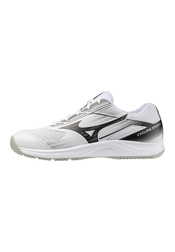 Mizuno Herren Damen CYCLONE SPEED 5 Volleyball Sneaker V1GA258059 White Black