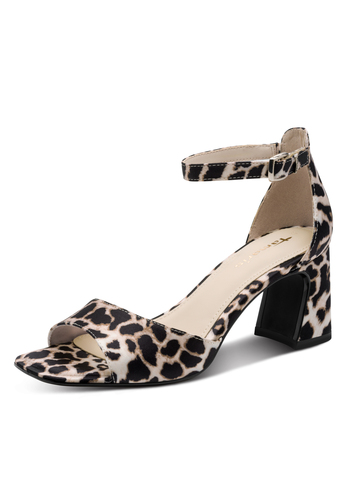 Tamaris Damen Sandalette 1-28318-46-360 Frauen Schuhe elegant Textil Leopard