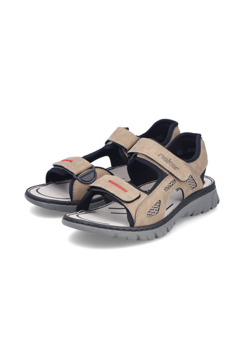 Rieker Herren Trekkingsandale 26761-65 Sandalen Schuhe Sommer Trekking Beige
