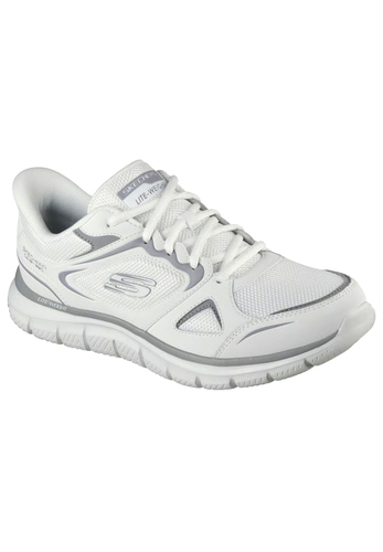 Skechers Herren Slip-ins Track Ezral Sneaker 233039 WGY White Grey