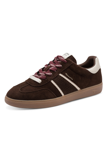 Tamaris Sneaker 1-23624-43-304 Damen Low Top Frauen Schuh Leder Dunkelbraun