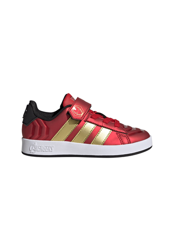 Adidas Kinder Marvel Avengers Grand Court Sneaker HP3614 rot schwarz