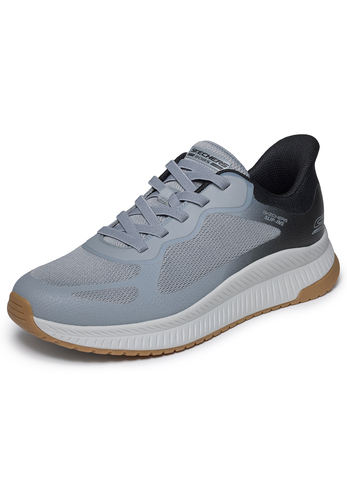 Skechers Herren BOBS Squad 4 Sneaker 118423 GYMT grau multicolor