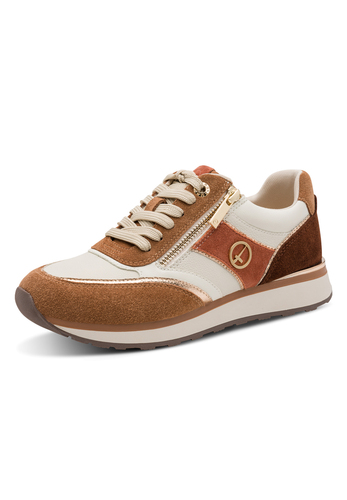 Tamaris Damen Low Top Sneaker 1-23726-43-3C2 Frauen Braun