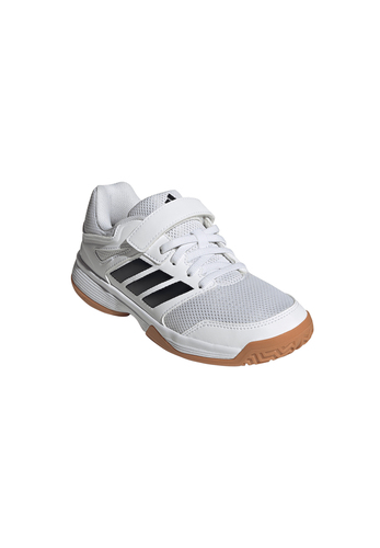 adidas SPEEDCOURT K VELCRO Kinder Sneaker Sportschuh Unisex KZ7133 Wei�