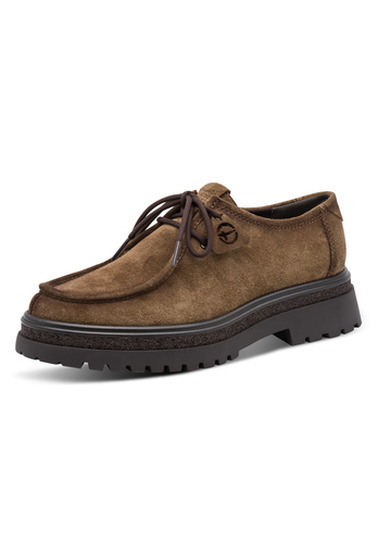 Tamaris Damen Halbschuh 1-23627-47-310 Frauen Schn�rschuh Braun