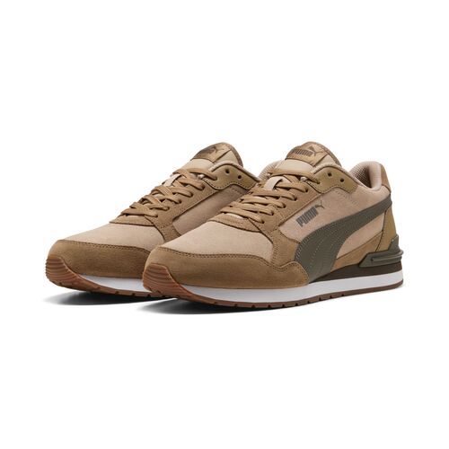 Puma ST Runner v4 SD Unisex Sneaker Schuhe Leder 399665 17 Braun