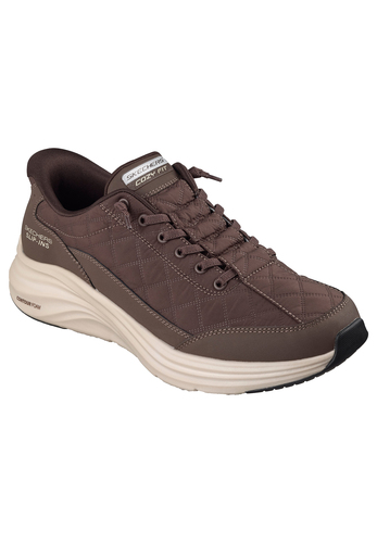 Skechers Herren Cozy Fit Slip-ins Sneaker Contour Foam 232619 BRN