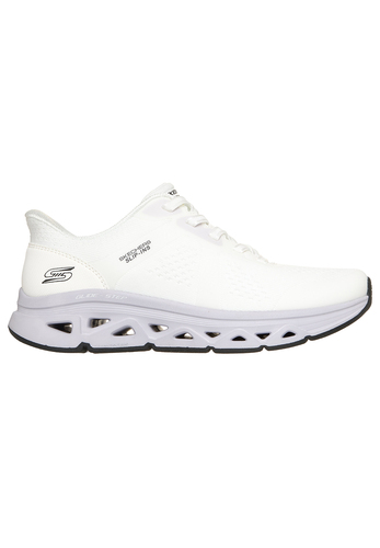 Skechers Damen Slip-ins BOBS Sport Arc Waves Sneaker 117863 WLV White Lavender 