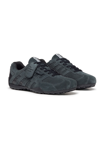 Geox SNAKE Herren Leder Sneaker U66NVA 022BC C9004 Schn�rschuh dunkelgrau