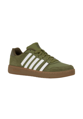 K-SWISS Herren Sneaker Court Palisades Low 06931-394-M Gr�n-Wei�