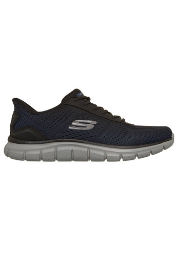Skechers Herren Track Revno Slip Ins Sneaker Blue Black