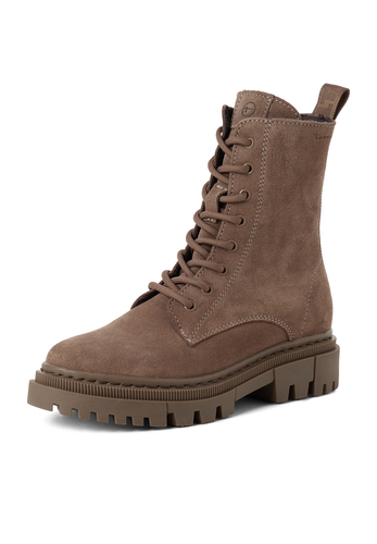 Tamaris Damen Stiefel Boots Lederstiefelette 1-25276-41-341 Frauen Beige