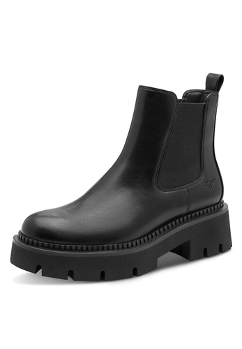 Tamaris Damen Chelsea Boot 1-25454-47-001 Frauen Stiefelette Schwarz