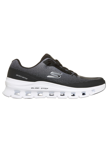 Skechers Herren Glide Step Pro Waverra Slip Ins Sneaker Black White