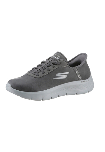 Skechers Damen GO WALK Flex Mali Slip Ins Sneaker Charcoal