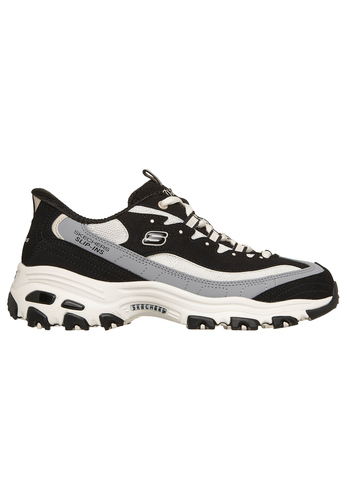 Skechers D�LITES - SMOOTH NOSTALGIA Sneaker Slip-in Black Natural