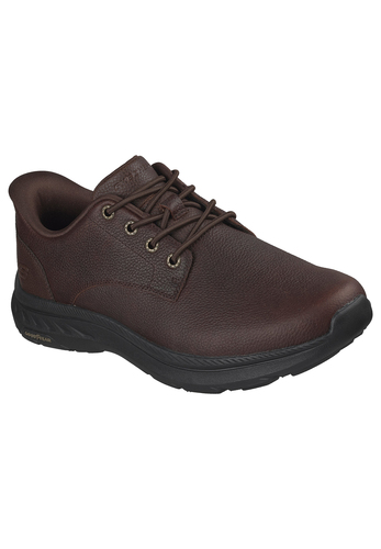 Skechers Herren Pollard Colt Slip Ins Relaxed Fit Red/Brown