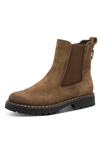 Tamaris Damen Leder Chelsea Boot Stiefelette 1-25449-47-310 Frauen Camel