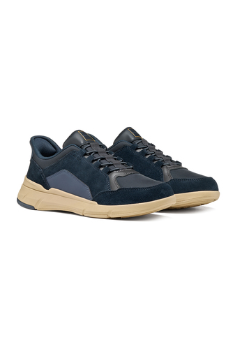Geox VITTOUR PLUS Herren Sneaker U659KA 0227T CF4B4 Blau