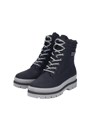 Rieker Damen Schn�rstiefel Stiefelette warm gef�ttert Y6225-00 Schwarz