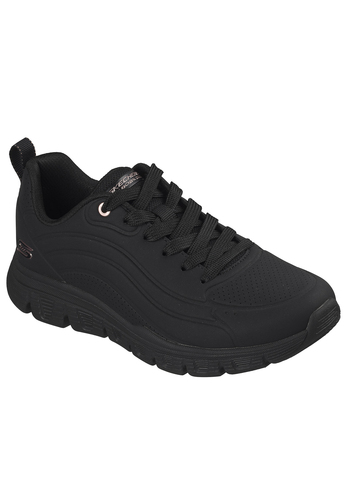 Skechers Damen BOBS Sport B Lite Your Story Sneaker Schn�rschuhe Schwarz