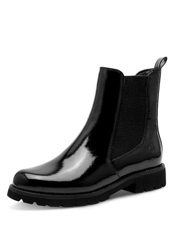 Tamaris Damen Chelsea Boot 1-25483-45-018 Frauen Stiefelette Schwarz