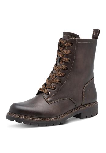Tamaris Damen Stiefelette 1-25231-47-304 Frauen Stiefel Lace Boot Braun