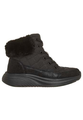 Skechers M�dchen Bounder Pro Cozy Fit Luxe Stiefel Schwarz