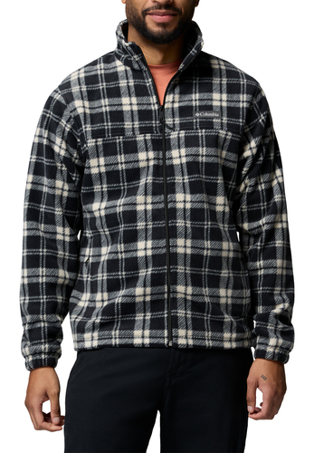 Columbia Steens Mountain Herren Print Fleece Jacke 1478231 031 schwarz