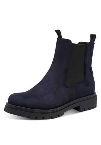 MARCO TOZZI Damen Chelsea Boot 2-25437-47-480 Frauen Stiefelette Vegan Blau