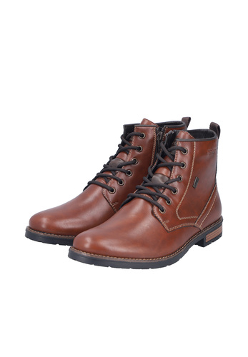 Rieker Herren Stiefel Winterstiefel Rei�verschluss Warmfutter Braun
