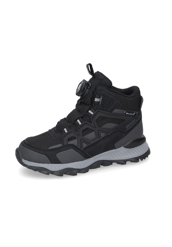 Dockers by Gerli Schn�rschuh mit TEX Membran Schwarz Grau