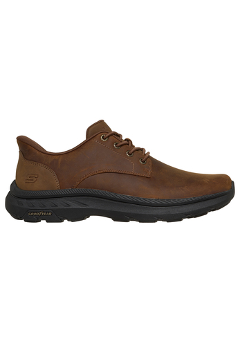 Skechers Herren Pollard Colt Slip Ins Relaxed Fit Schuhe Dark Brown