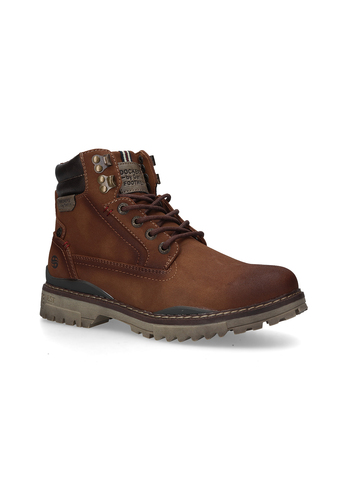 Dockers Herren Schn�rstiefel gef�ttert Schn�rung Rei�verschluss Schwarz