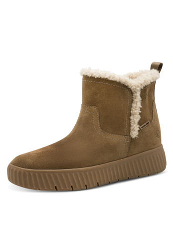 Tamaris Comfort Damen Leder Stiefelette 8-86422-45-365 Wide-Fit Warmfutter