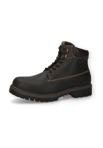 Dockers by Gerli Herren Leder Boots Fettleder Warmfutter Olive