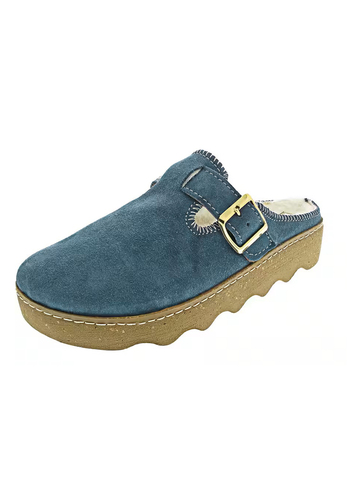 ROHDE Damen Foggia 6123 Hausschuhe Lammwolle 6123 Blue