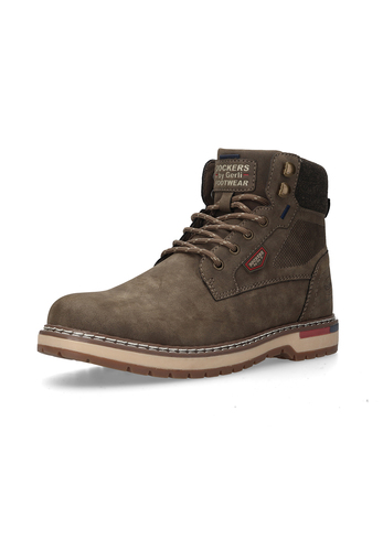 Dockers Herren Schn�rstiefel gef�ttert Schn�rung Rei�verschluss Khaki