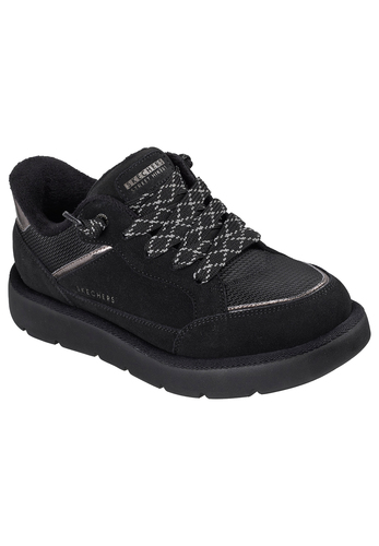 Skechers Damen Keepsakes Cozy Street Hiker EZ Slip Ins Sneaker Schwarz