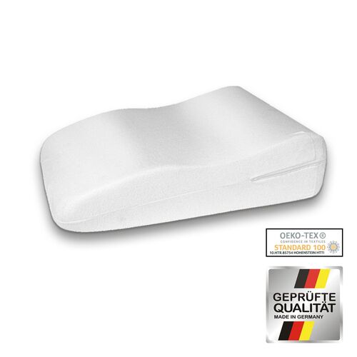 MEDISAFETY Ersatzbezug f�r Orthop�disches Beinruhekissen MEDIPROF - Das Original von MediSafety (75x50x20cm) - Wechselbezug aus atmungsaktiver Mikrofaser - �ko-Tex zertifiziert - produziert nach deutschem Qualit�tsstandard 
