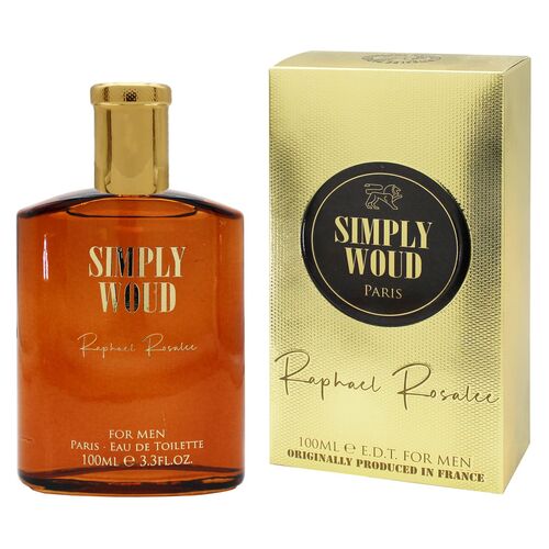 RAPHAEL ROSALEE COSMETICS Simply Woud homme/men Eau de Toilette 100 ml Les exclusifs Parfum aus der�Collection Privee - Made in France